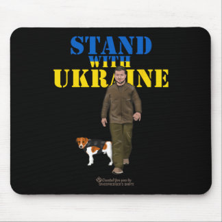 Ukraine Wolodymyr Selenskyj Patron Stand With Ukra Mouse Pad