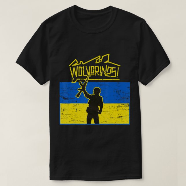 Ukraine  Wolverines  T-Shirt (Design Front)