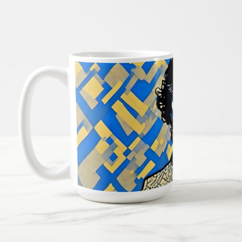 Ukraine woman coffee mug