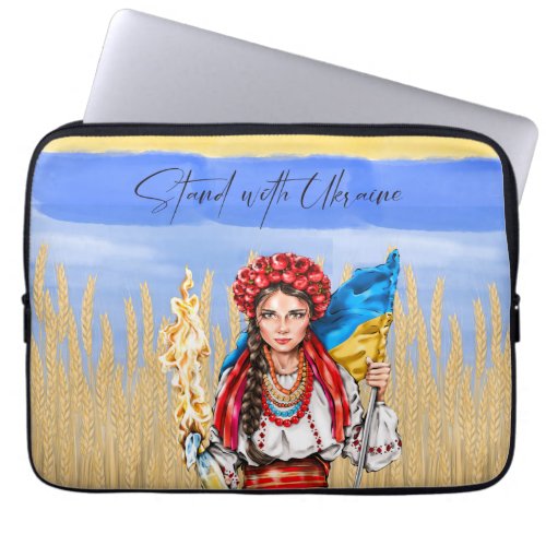 Ukraine Woman Support Drawstring Bag Notebook Door