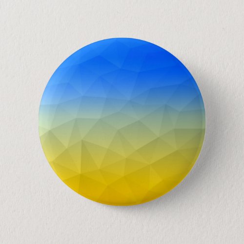 Ukraine yellow blue geometric mesh pattern button