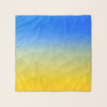 Ukraine yellow blue geometric mesh pattern scarf<br><div class="desc">Elegant and cool Triangle geometric mesh with yellow and blue Ukraine colors gradient.
ukraine,  ukrainian,  support,  freedom,  blue,  peace,  i stand with ukraine,  yellow,  ukrayina,  kiev,  war,  solidarity,  ucraina,  national,  gradient,  mesh,  triangle,  triangles,  geometry,  geometric,  pattern,  cool</div>