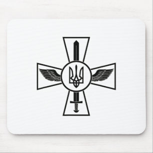 Ukrainian Air Force Emblem Ukraine Armed Forces Ua Mouse Pad