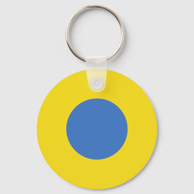 Ukrainian Air Force Roundel Keychain (Front)