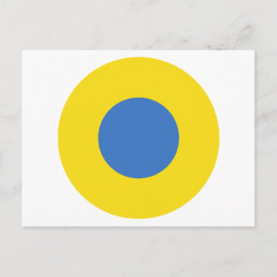 Ukrainian Air Force Roundel Postcard