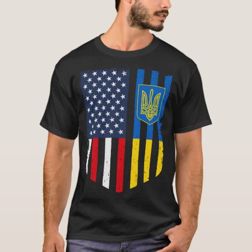 Ukrainian_American_Flag_Ukraine T_Shirt