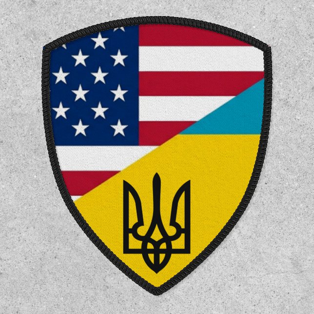 Ukrainian-American  Patch (Front)