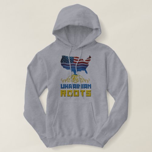 Ukrainian American Roots Hoodie