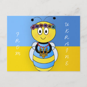 Ukrainian Bee Series Postcard