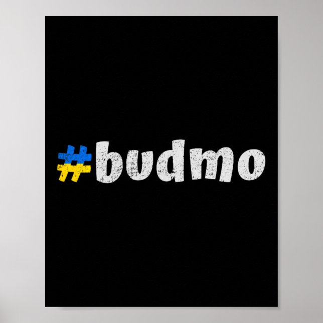 Ukrainian Budmo Funny Ukraine Traditional Greeting Poster (Front)