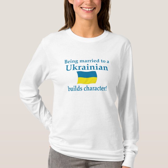 Ukrainian Builds Character T-Shirt (Front)