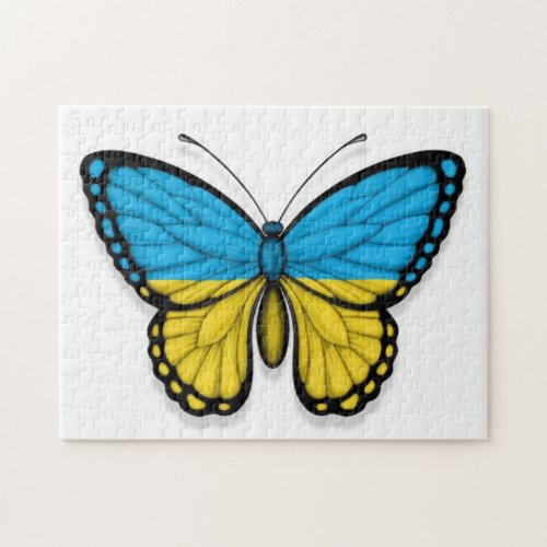 Ukrainian Butterfly Flag Jigsaw Puzzle