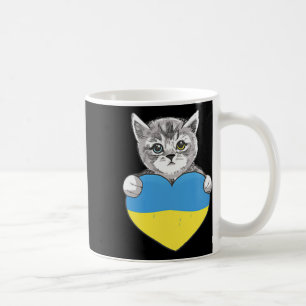 Ukrainian Cats Ukraine Ukraine Flag Heart For Ukra Coffee Mug
