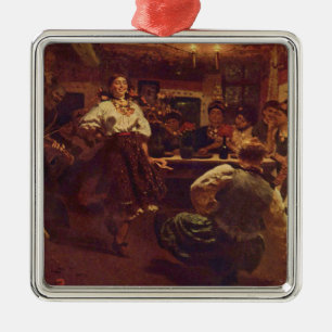Ukrainian Christmas Dance Party Ornament