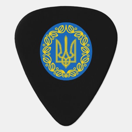 Ukrainian Coat Of Arms Guitar Pick