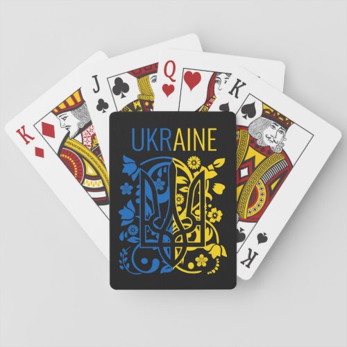 Ukrainian Coat of Arms Poker Cards