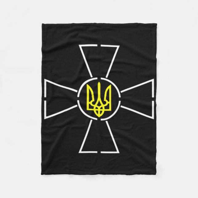 Ukrainian Coat Of Arms Shirt President Zelensky Uk Fleece Blanket (Front)