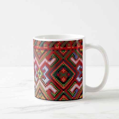 Ukrainian Cross Stitch Embroidery Easter Mug
