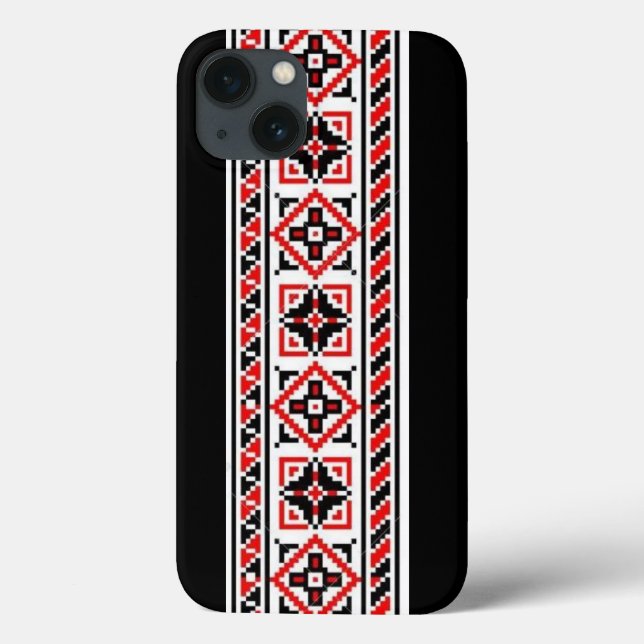 Ukrainian Crosses Embroidery iPod, iPhone case (Back)