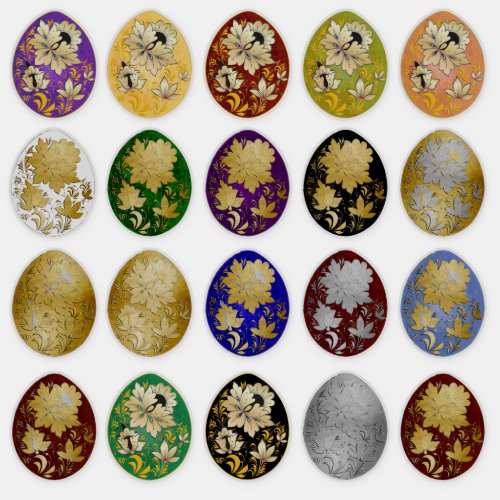 Ukrainian Design Easter Eggs 1 Sticker