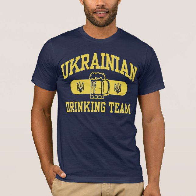Ukrainian Drinking Team T-Shirt (Front)