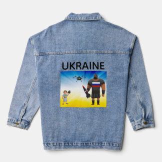 Ukrainian Drone Dominance  Denim Jacket