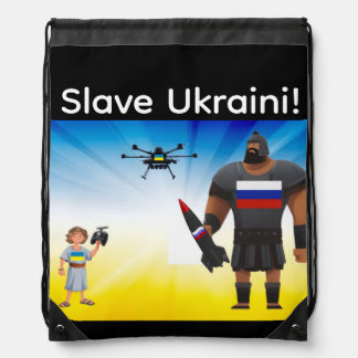 Ukrainian Drone Dominance  Drawstring Bag