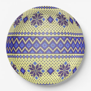Ukrainian Easter Egg (Pysanka) Paper Plates