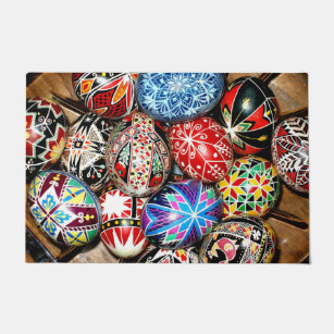 Ukrainian Easter Eggs, decorative,  Doormat