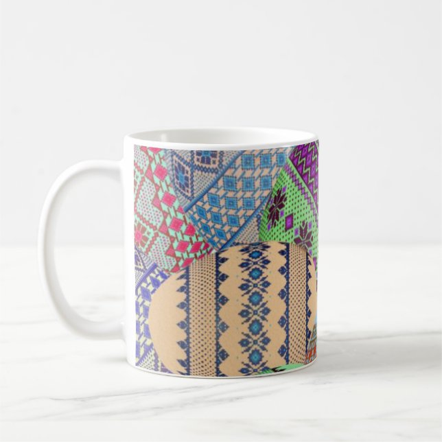 Ukrainian Easter Eggs (Pysanky) Coffee Mug (Left)