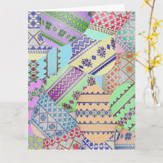  Ukrainian Easter Eggs (Pysanky) Greeting Card