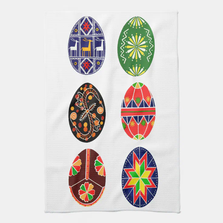 Ukrainian Easter towel Pysanky 