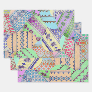 Ukrainian Easter Eggs (Pysanky) Wrapping Paper Sheets