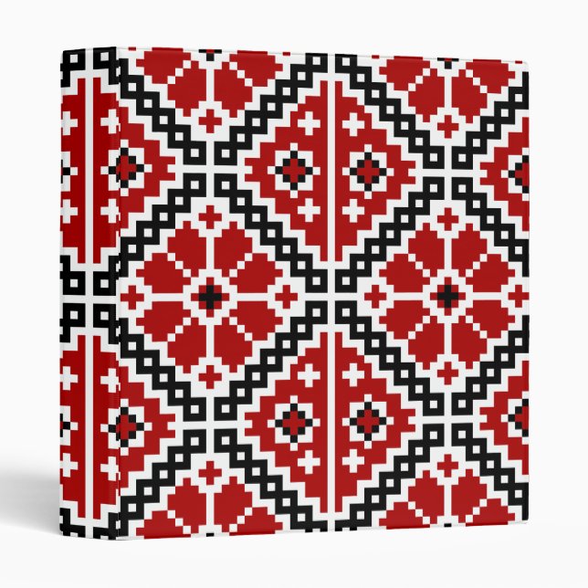Ukrainian embroidery 3 ring binder (Front/Spine)