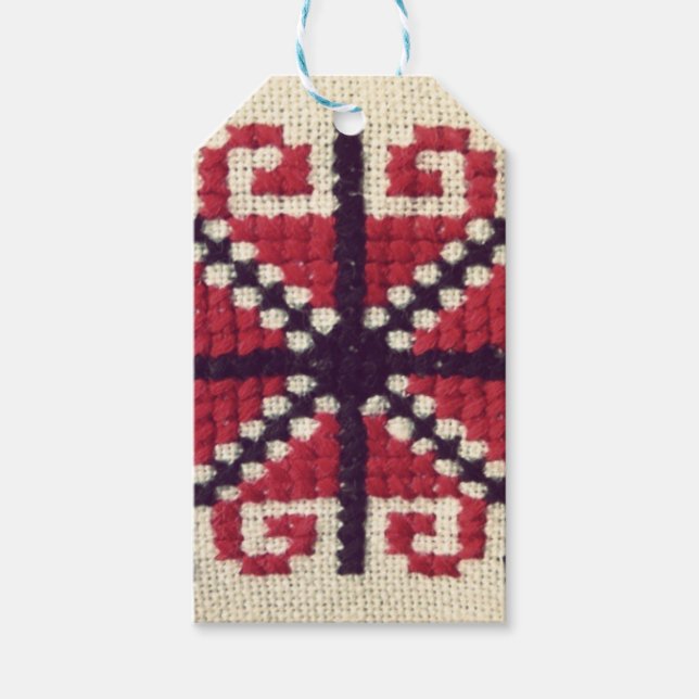 Ukrainian Embroidery Gift Tags (Front)