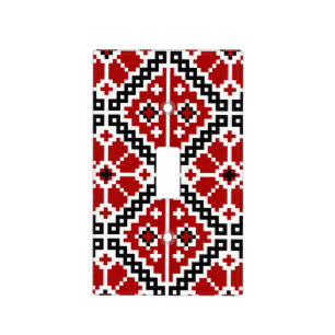 Ukrainian embroidery light switch cover
