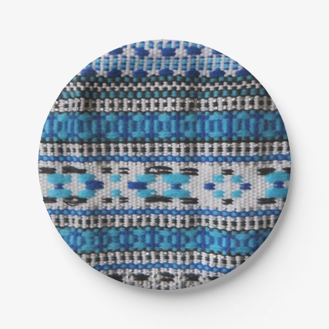 Ukrainian Embroidery Paper Plates (Front)