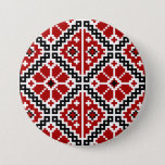 Ukrainian Embroidery Pinback Button at Zazzle