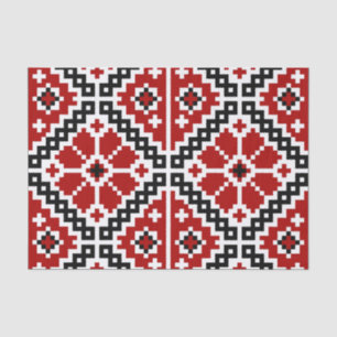 Ukrainian embroidery tissue paper