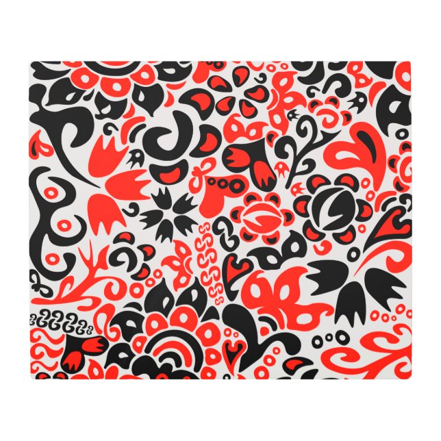 Ukrainian ethnic folk art floral pattern absrtact  (Front)
