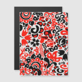 Ukrainian ethnic folk art floral pattern absrtact  (Front/Back)