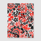 Ukrainian ethnic folk art floral pattern absrtact  (Front)