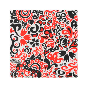 Ukrainian ethnic folk art floral pattern absrtact 