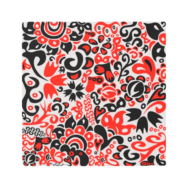 Ukrainian ethnic folk art floral pattern absrtact  (Front)