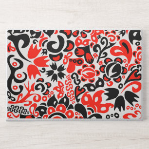 Ukrainian ethnic folk art floral pattern absrtact  HP laptop skin