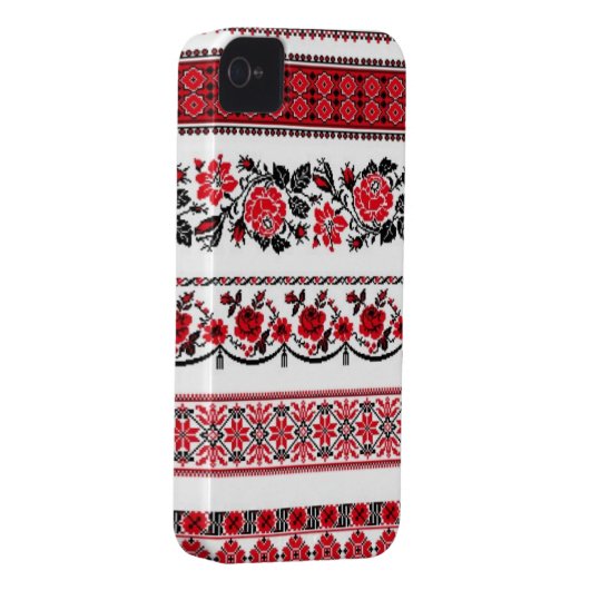 UKrainian ethnic pattern Case-Mate iPhone Case (Back/Right)