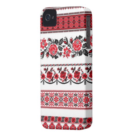 UKrainian ethnic pattern Case-Mate iPhone Case (Back Left)
