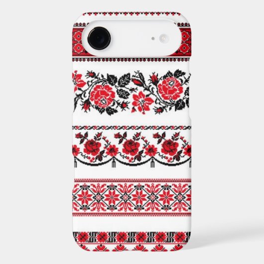 UKrainian ethnic pattern Case-Mate iPhone Case (Back)
