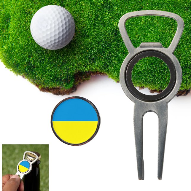 Ukrainian Flag Blue and Yellow Divot Tool (Creator Uploaded)