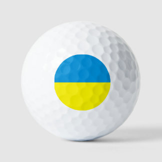 Ukrainian Flag Blue and Yellow Golf Balls